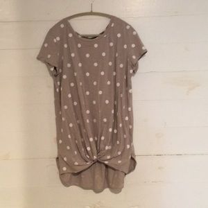 Polka dot tunic